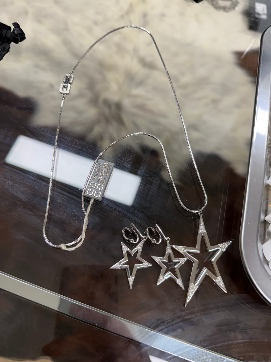 00s 지방시 Bijoux 스타 귀걸이 목걸이 세트 상품이미지1