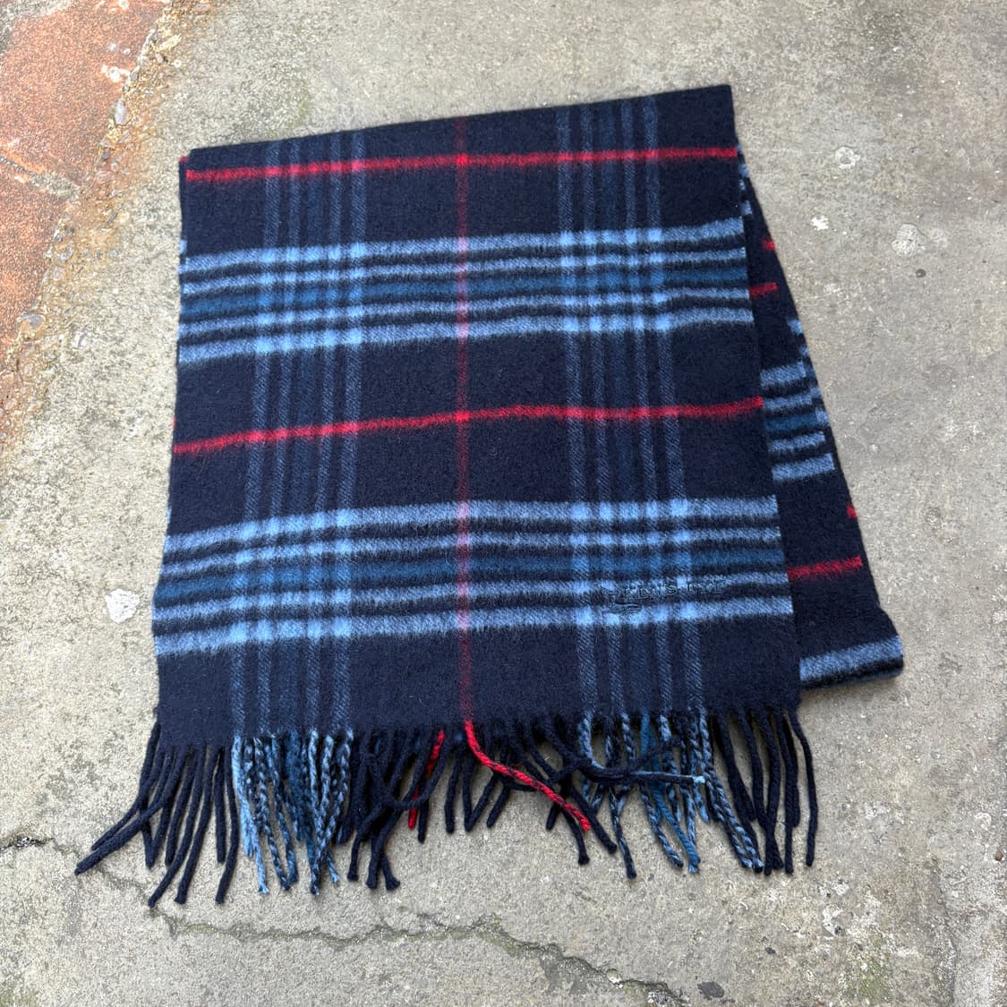 Vintage 빈티지 체크 머플러 목도리 상품이미지1