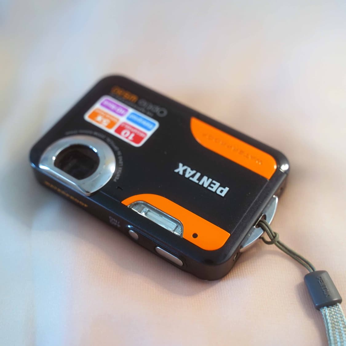 펜탁스 옵티오 WS80 Pentax Optio WS80 블랙&오렌지 상품이미지3