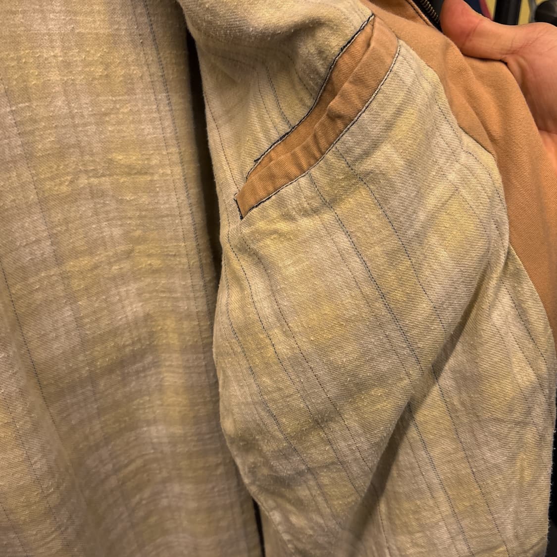 90s 폴로 랄프로렌 체크라이닝 코듀로이 카라 바이스윙자켓 N825 상품이미지8