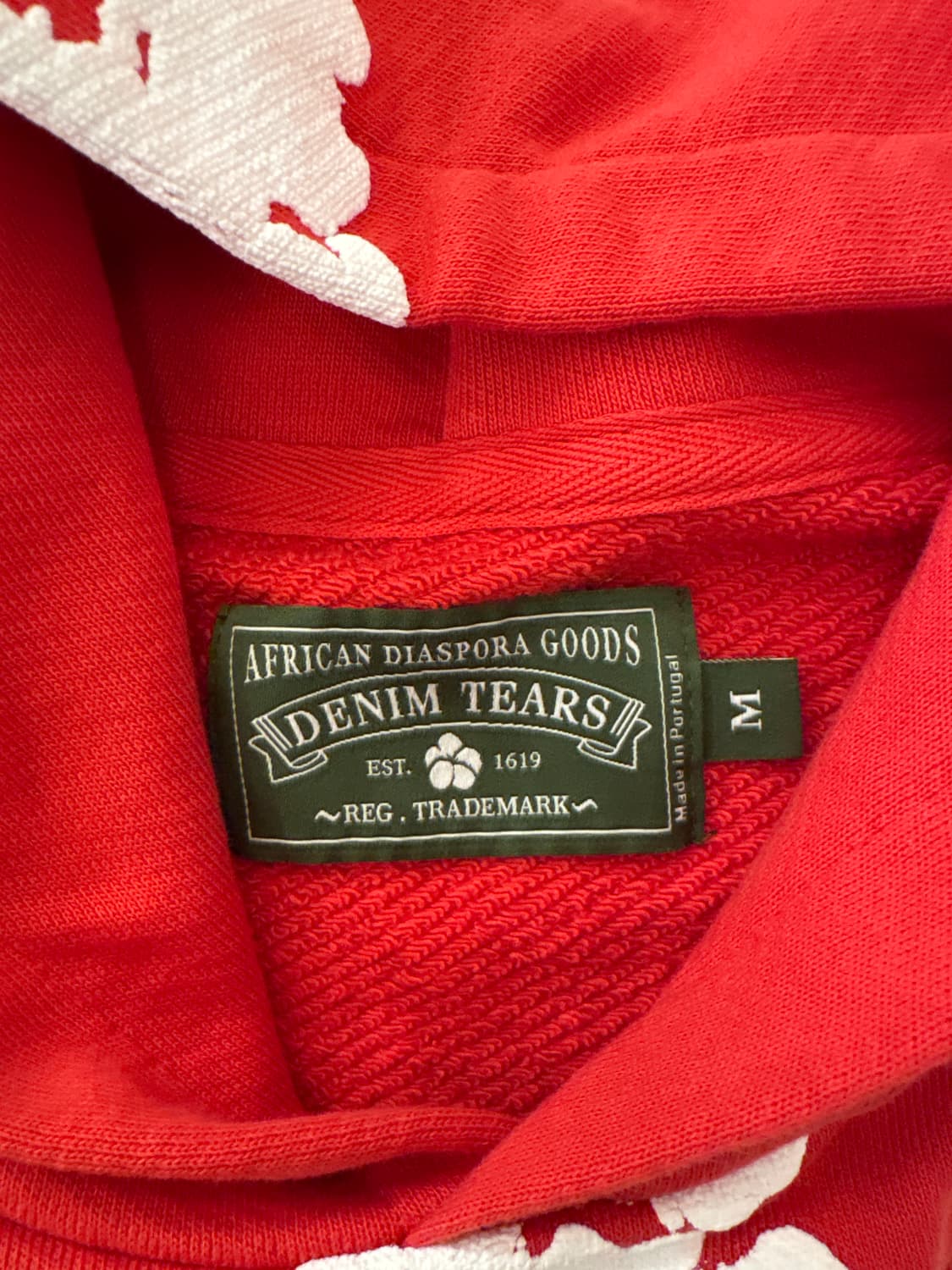 데님티어스 후드티 레드 M 상품이미지2