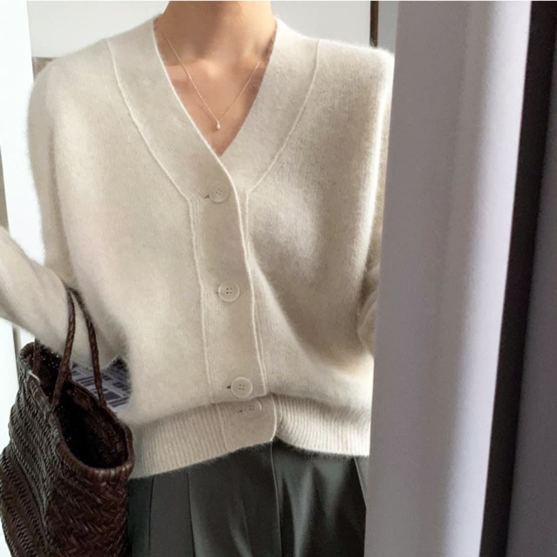 모아니(MOANI) 라쿤 폭스 가디건 프리사이즈 새상품 상품이미지2