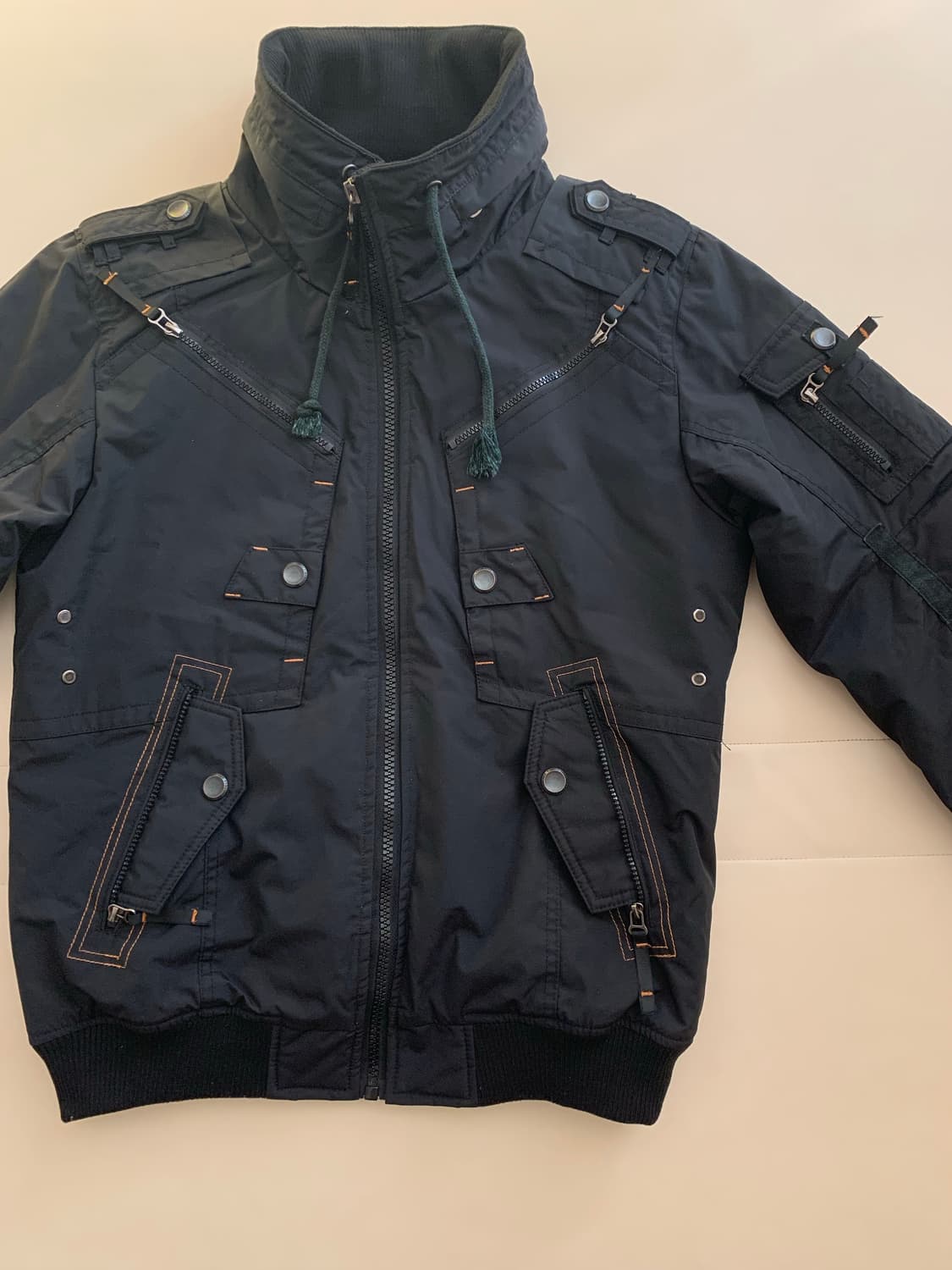 [L] 빈티지 team one 라이더 자켓 상품이미지2