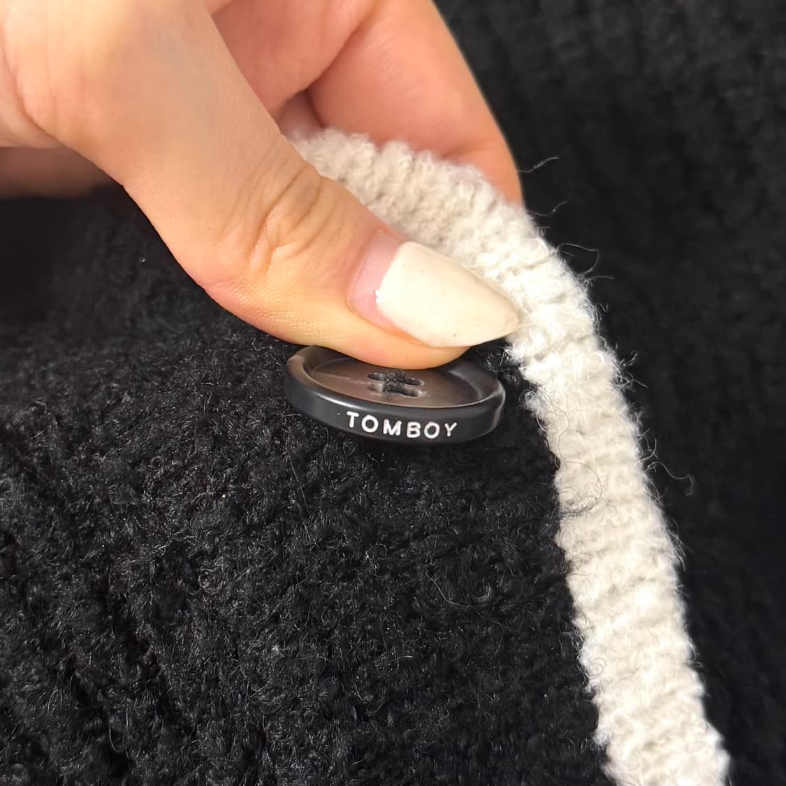 스튜디오톰보이 울 혼방 오버핏 가디건 상품이미지5