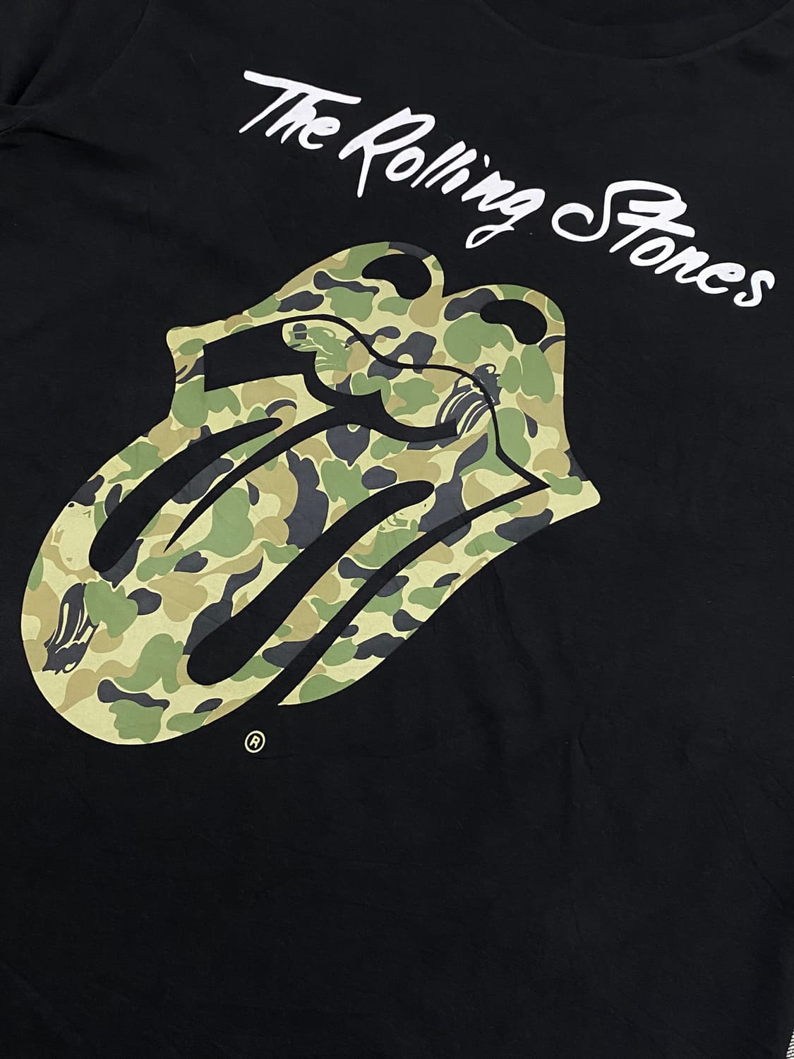 롤링스톤즈 카모 락 티셔츠 상품이미지3