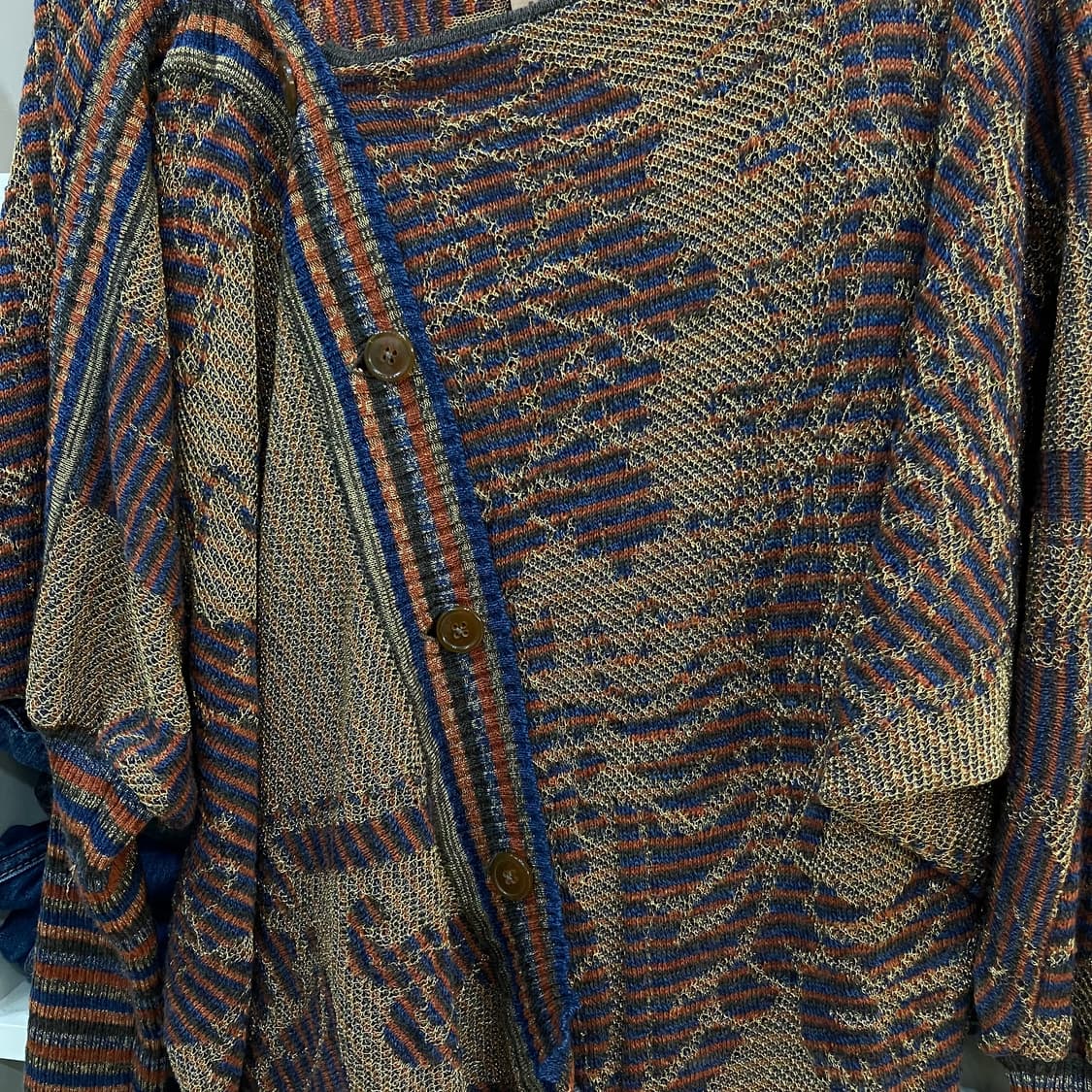 비비안 웨스트우드 빈티지 비대칭 니트 가디건 상품이미지4