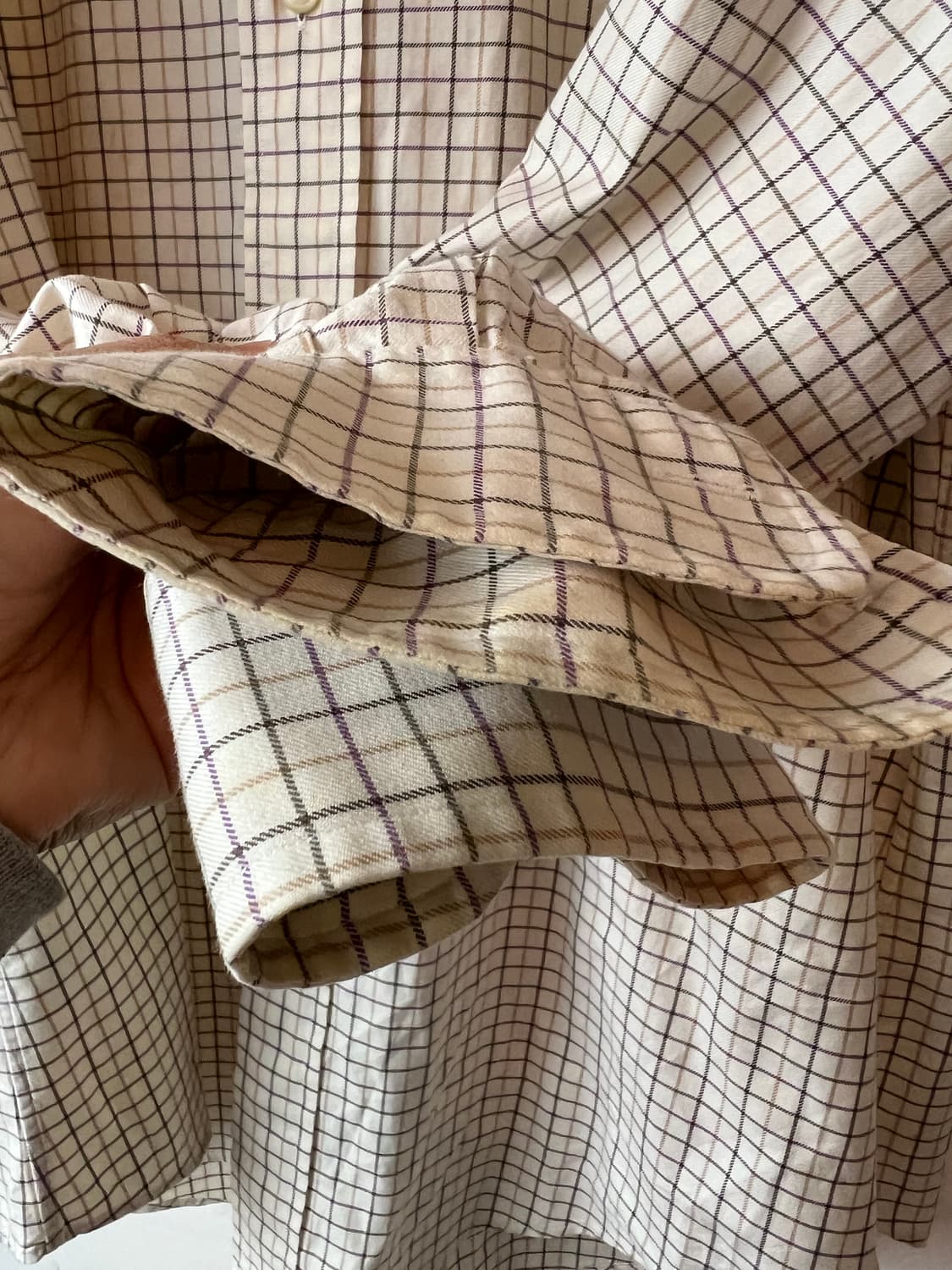 폴로 랄프로렌 남성 라이트베이지 코튼긴팔셔츠 상품이미지5