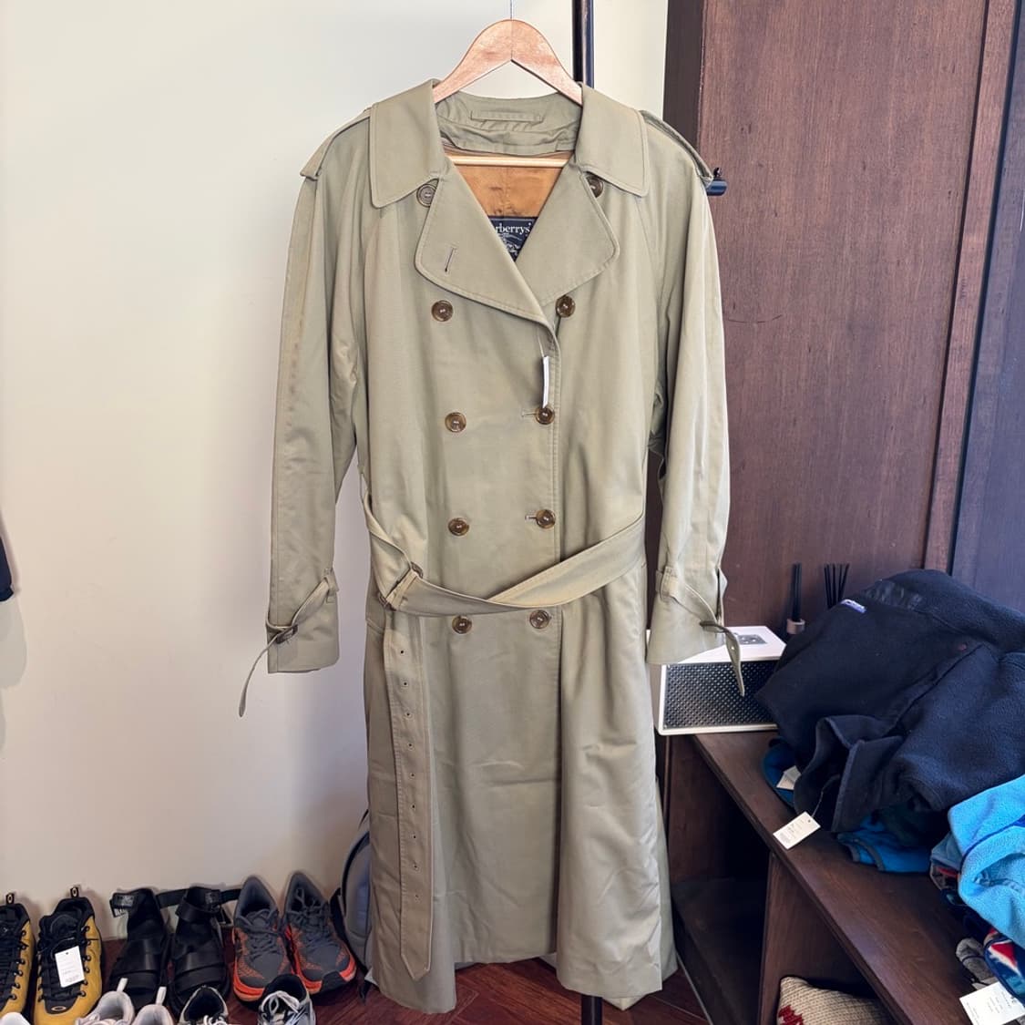 15939 - 버버리 베이지 트렌치 코트 상품이미지2