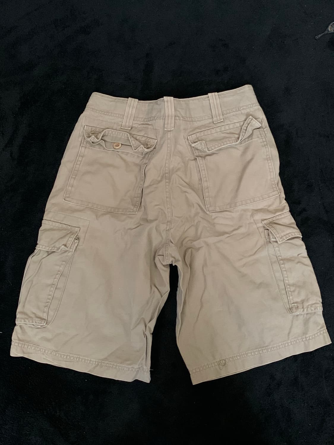 빈티지 카고 반바지 베이지 버뮤다팬츠 상품이미지2