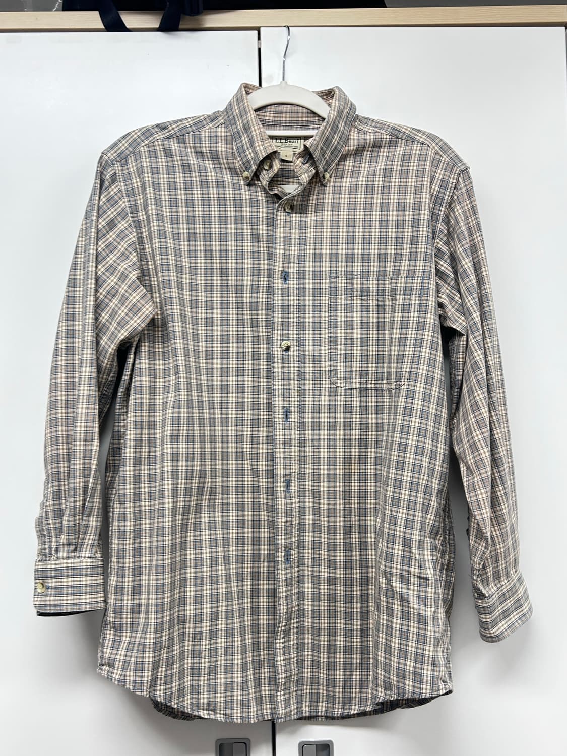 LL Bean 엘엘빈 체크셔츠 S 상품이미지4