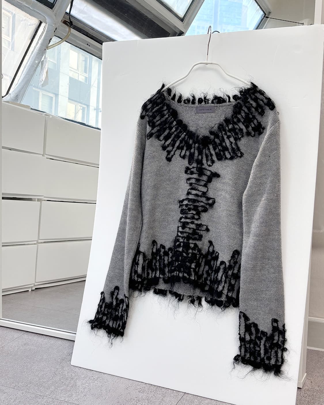 dear loop fringe knit crop pullover 상품이미지1
