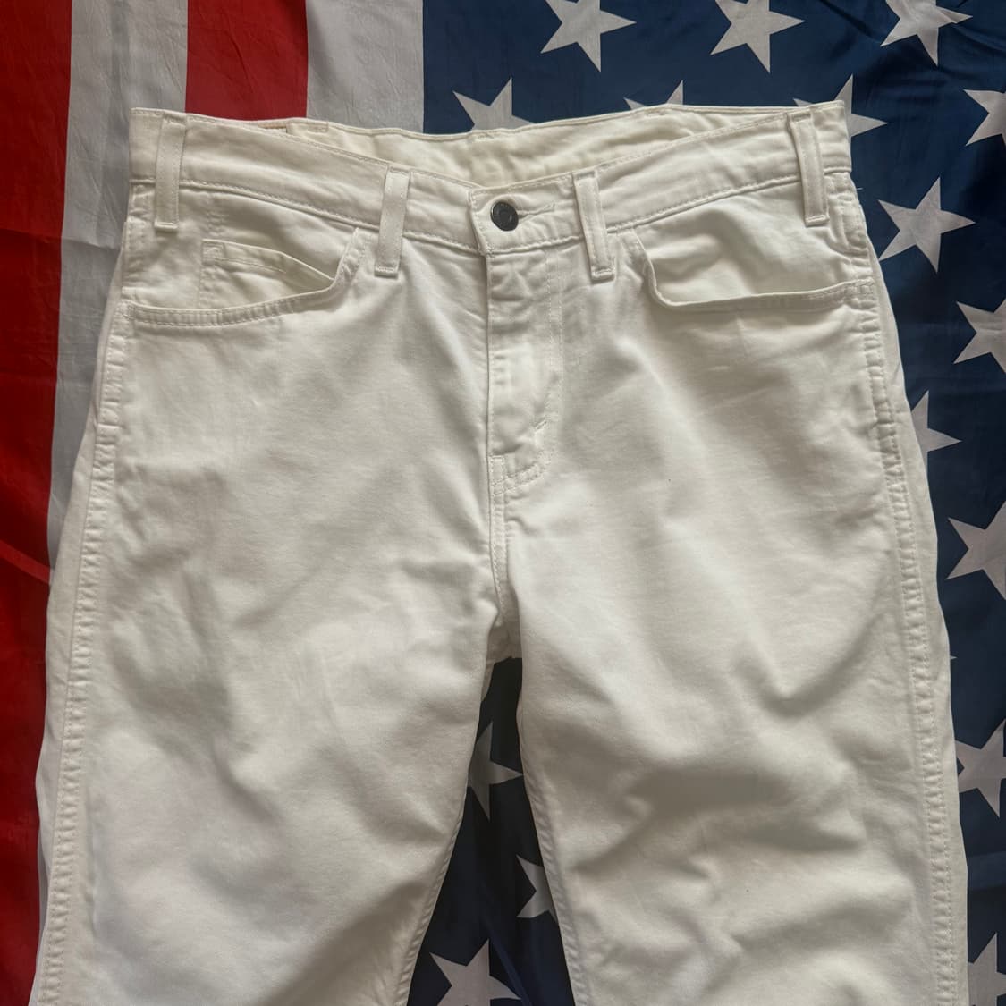 [29] Levi's 리바이스 오렌지탭 화이트 데님 팬츠 -2 상품이미지2