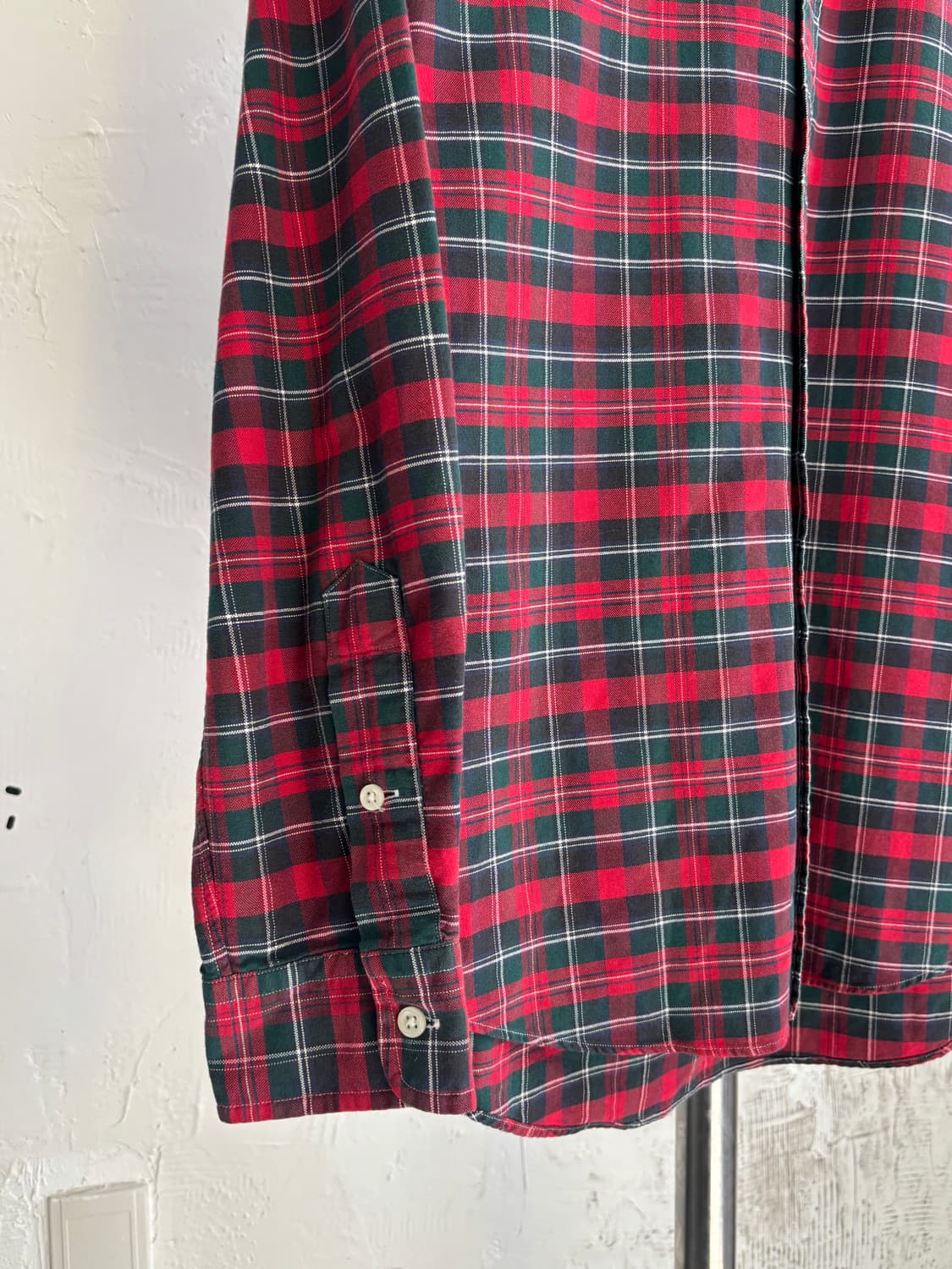 Polo 폴로 랄프로렌 레드 컬러 블랙와치 셔츠 상품이미지4