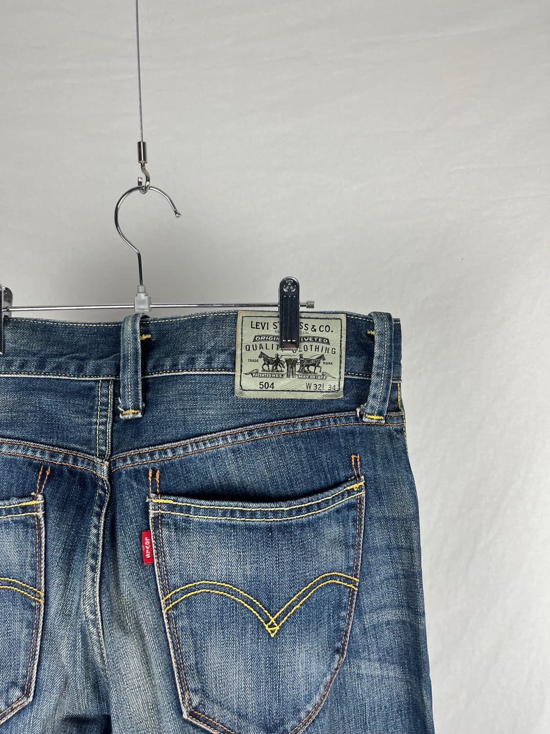 Levi's 504 진청 데님 팬츠 상품이미지8