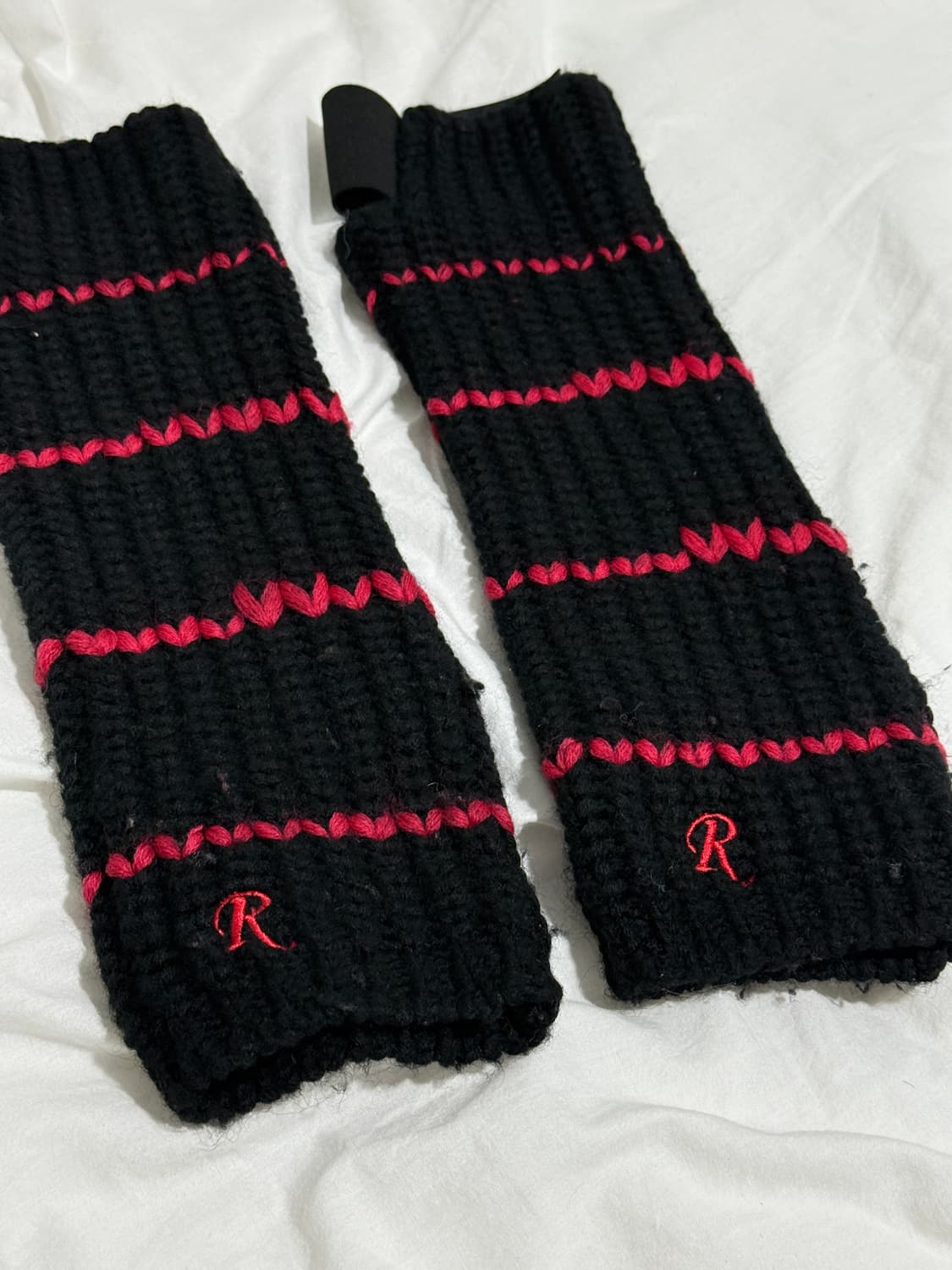 라프시몬스 콘트라스트 니티드 핑거리스 장갑 글러브  상품이미지3