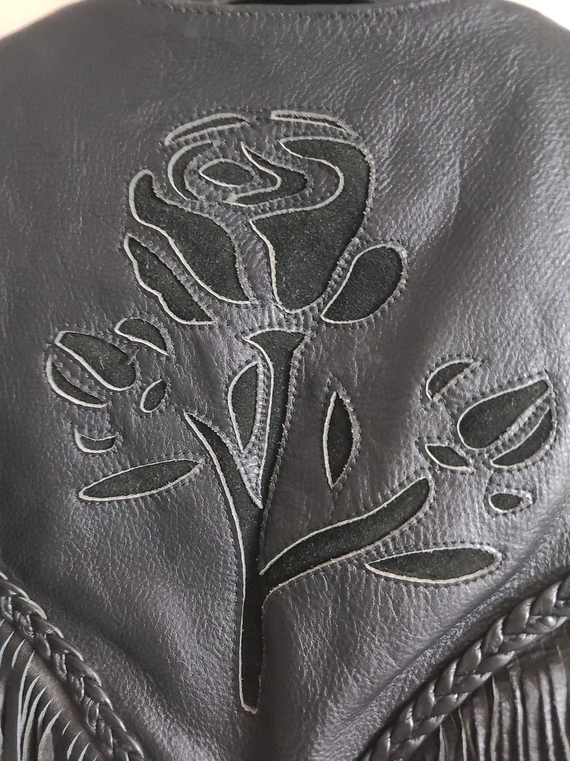 BARNEY'S LEATHER 프린지 가죽 베스트 블랙(55) 상품이미지8