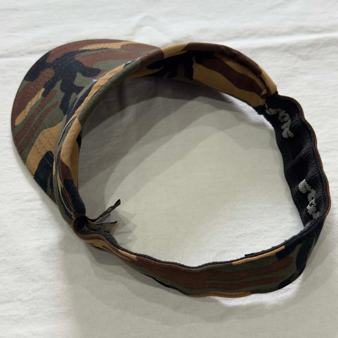 90s 스투시 카모 썬바이저 썬캡 상품이미지5