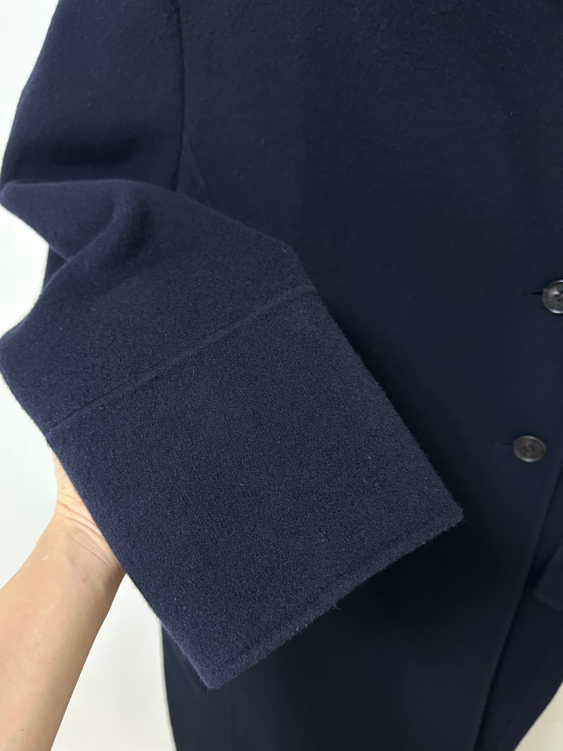 메종마레 밀리터리 코트 다크네이비 34 상품이미지4