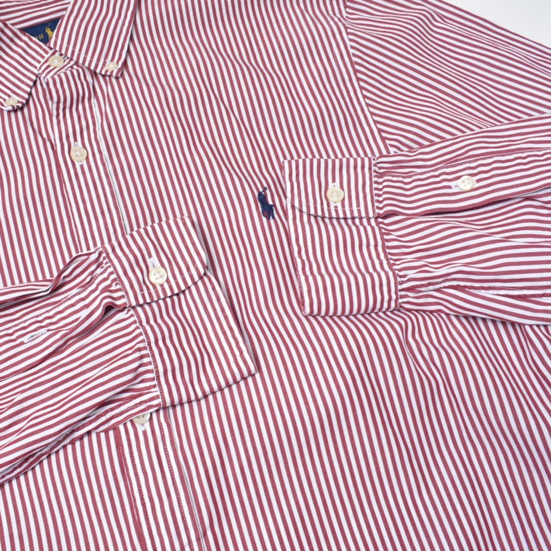 폴로랄프로렌 신형라벨 슬림핏 스트라이프 셔츠 M 상품이미지8