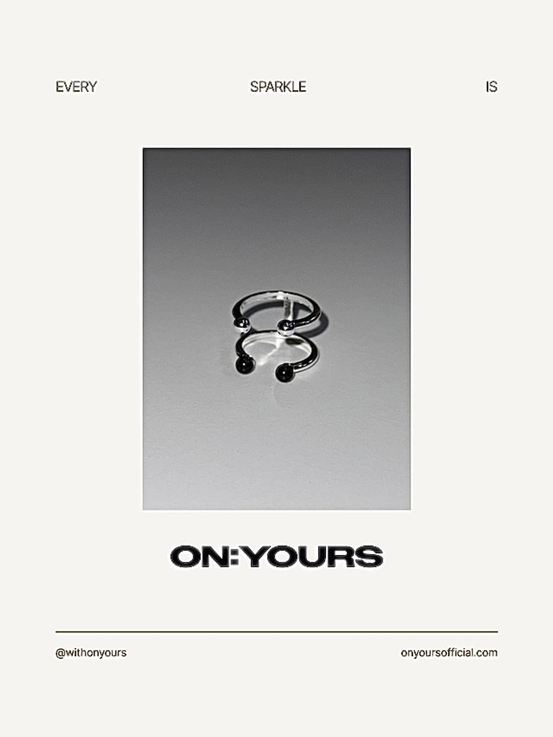 (1회착 택포가격) 오닉스 피어싱 링 상품이미지2