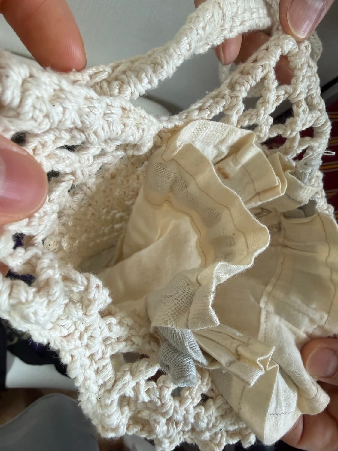 핸드메이드 손뜨개 가방 상품이미지6