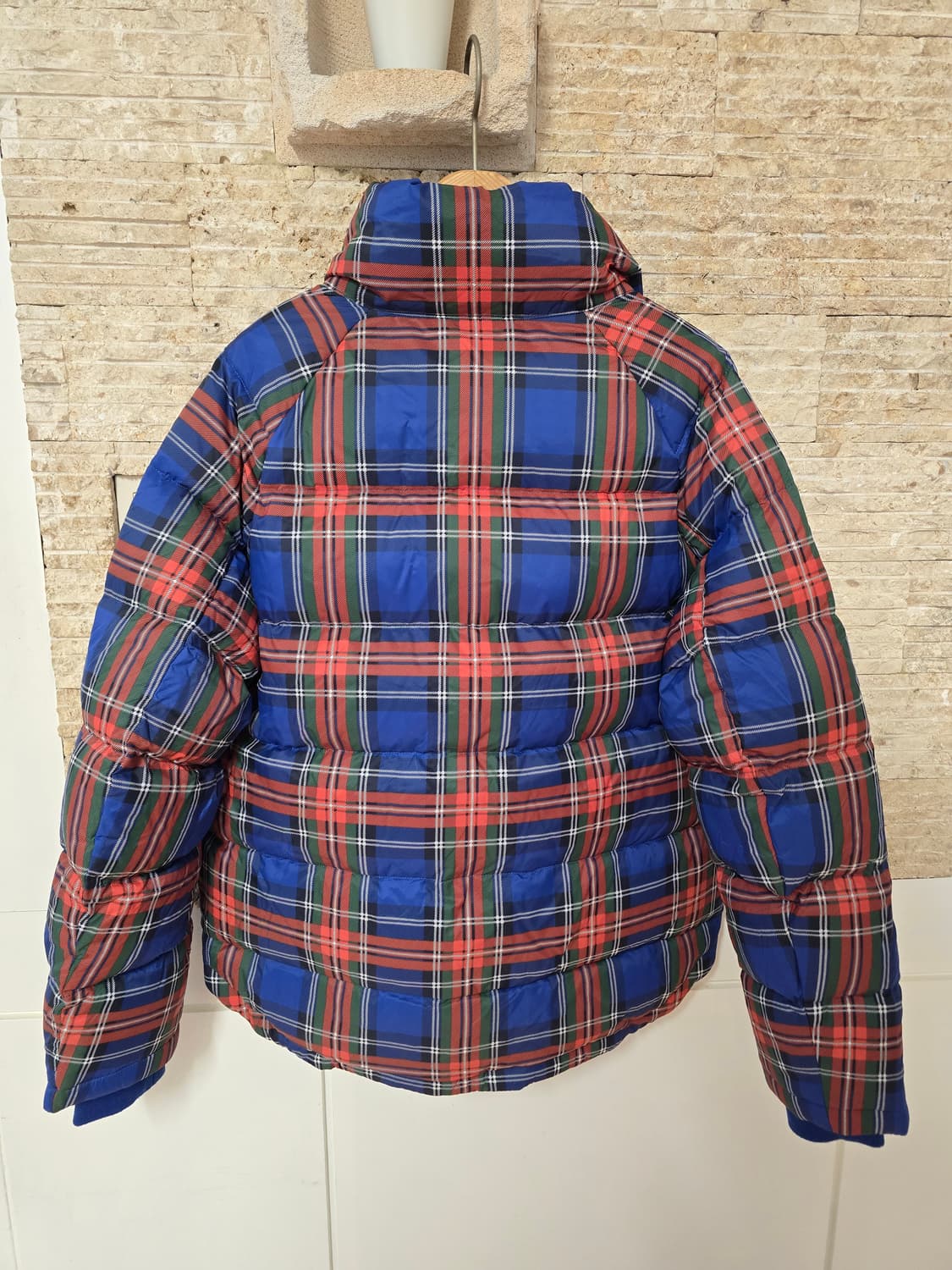 유니클로 JW앤더슨 체크 다운 패딩 점퍼 S 상품이미지2