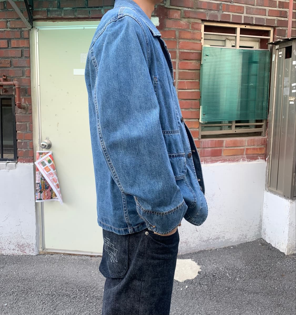 유니클로U 데님 워크 자켓 상품이미지3
