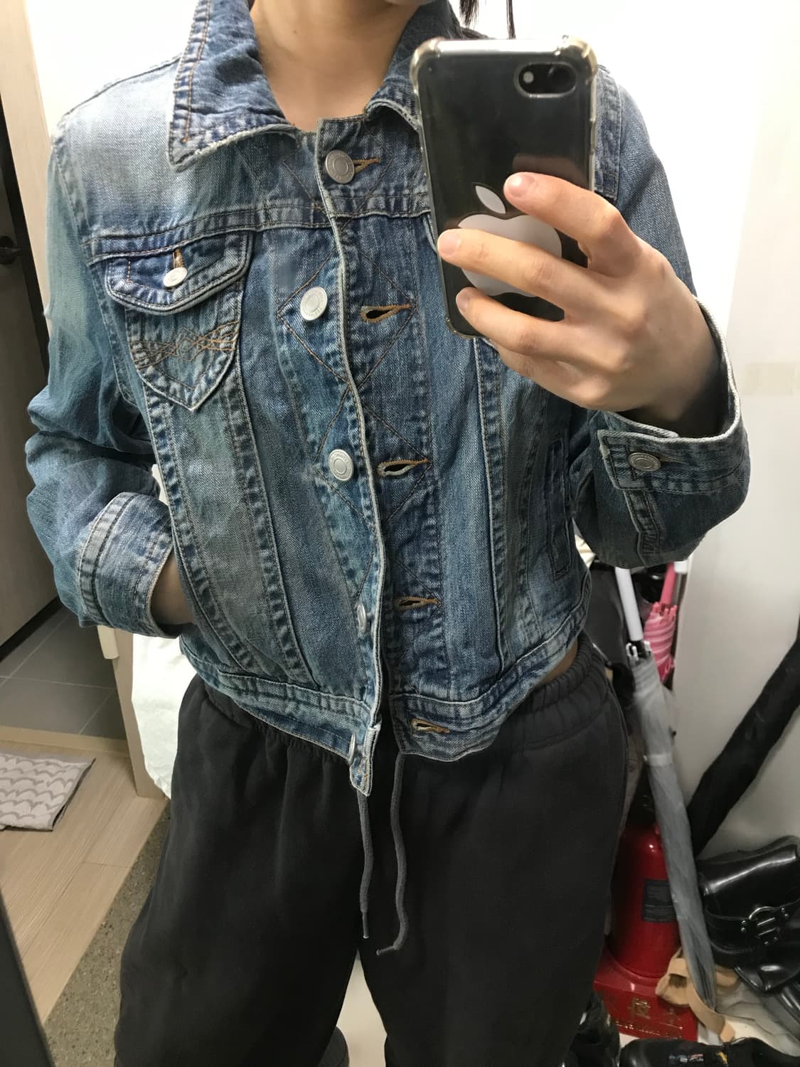 빈티지 데님 자켓 상품이미지3