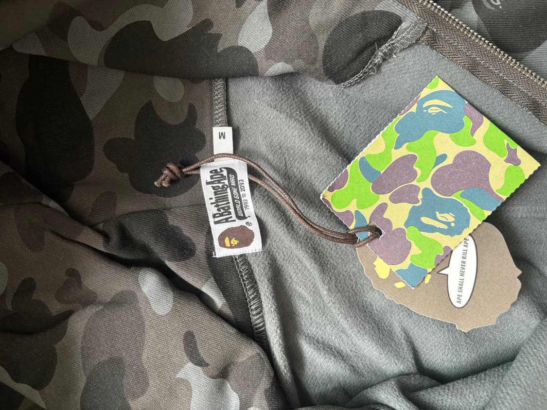 베이프 샤크후드 흑계 새상품 m,2XL 상품이미지6