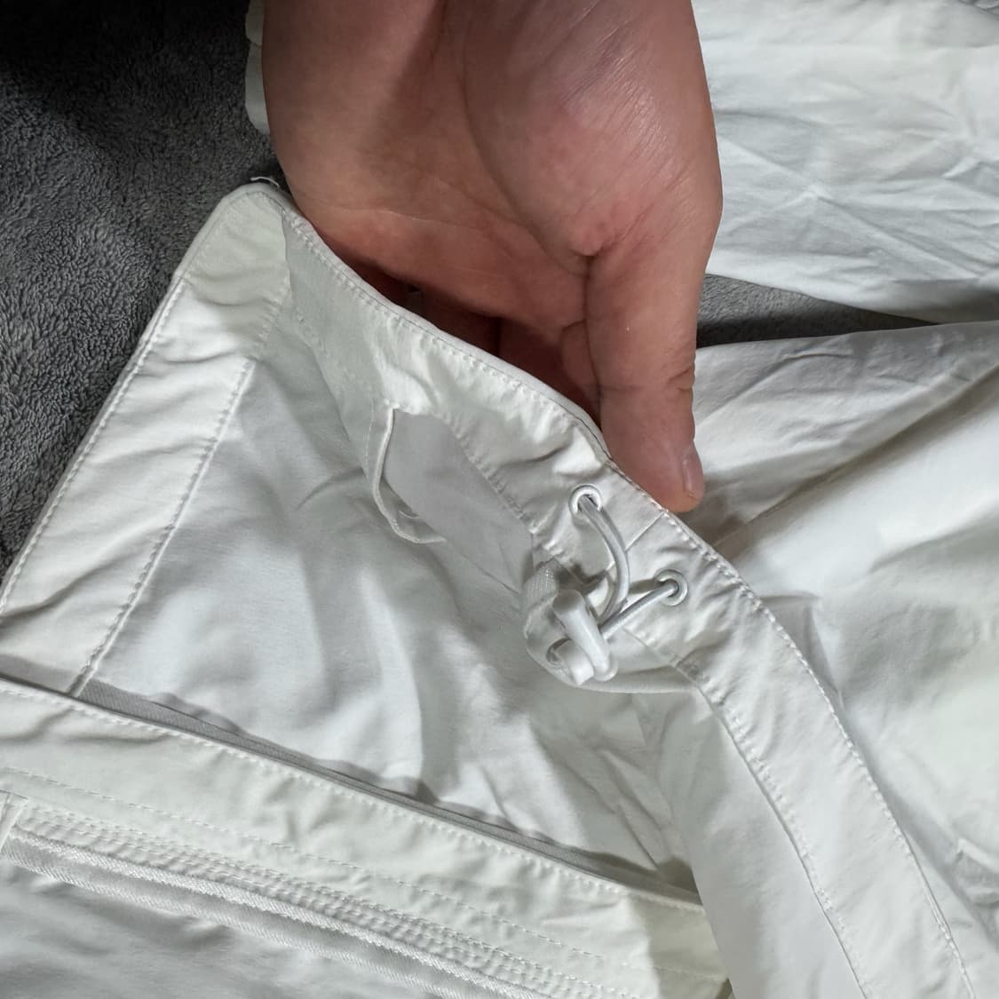 푸마 화이트 올드스쿨 바람막이 상품이미지6