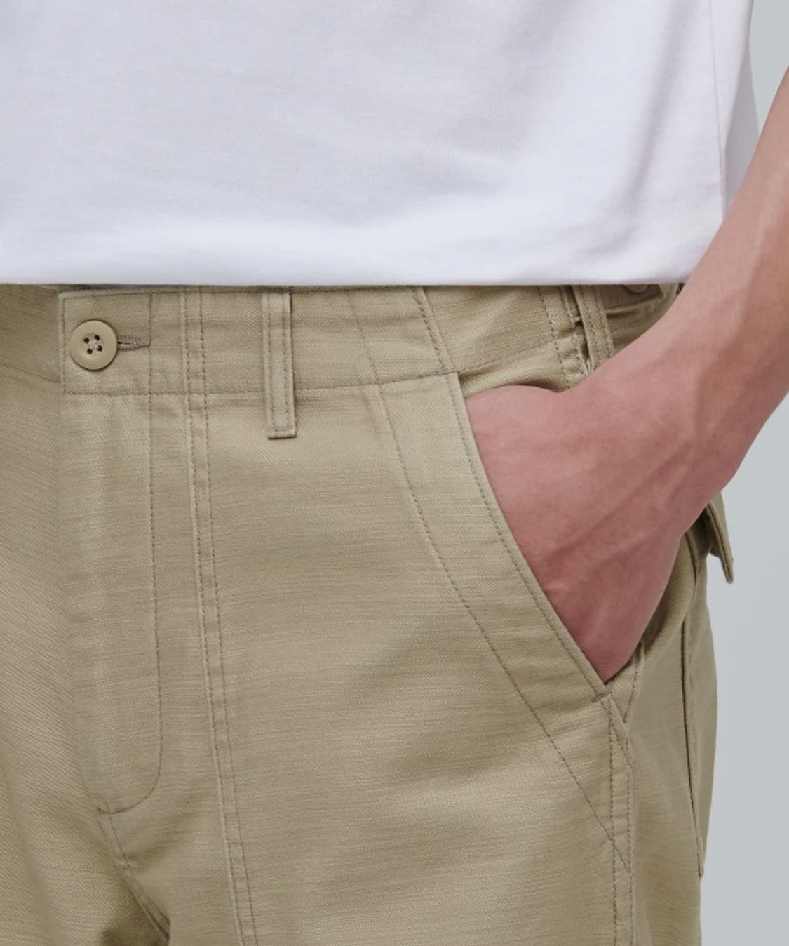 무신사 무탠다드 레플리카 퍼티그 팬츠 베이지 31 상품이미지3