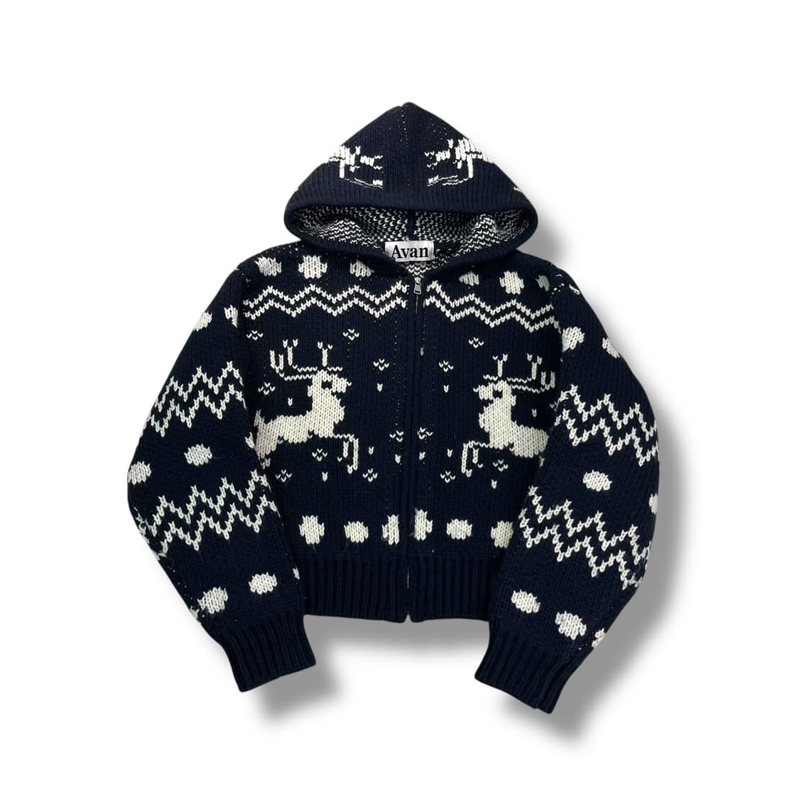 W 100 빈티지 울 코위찬 집업 상품이미지1