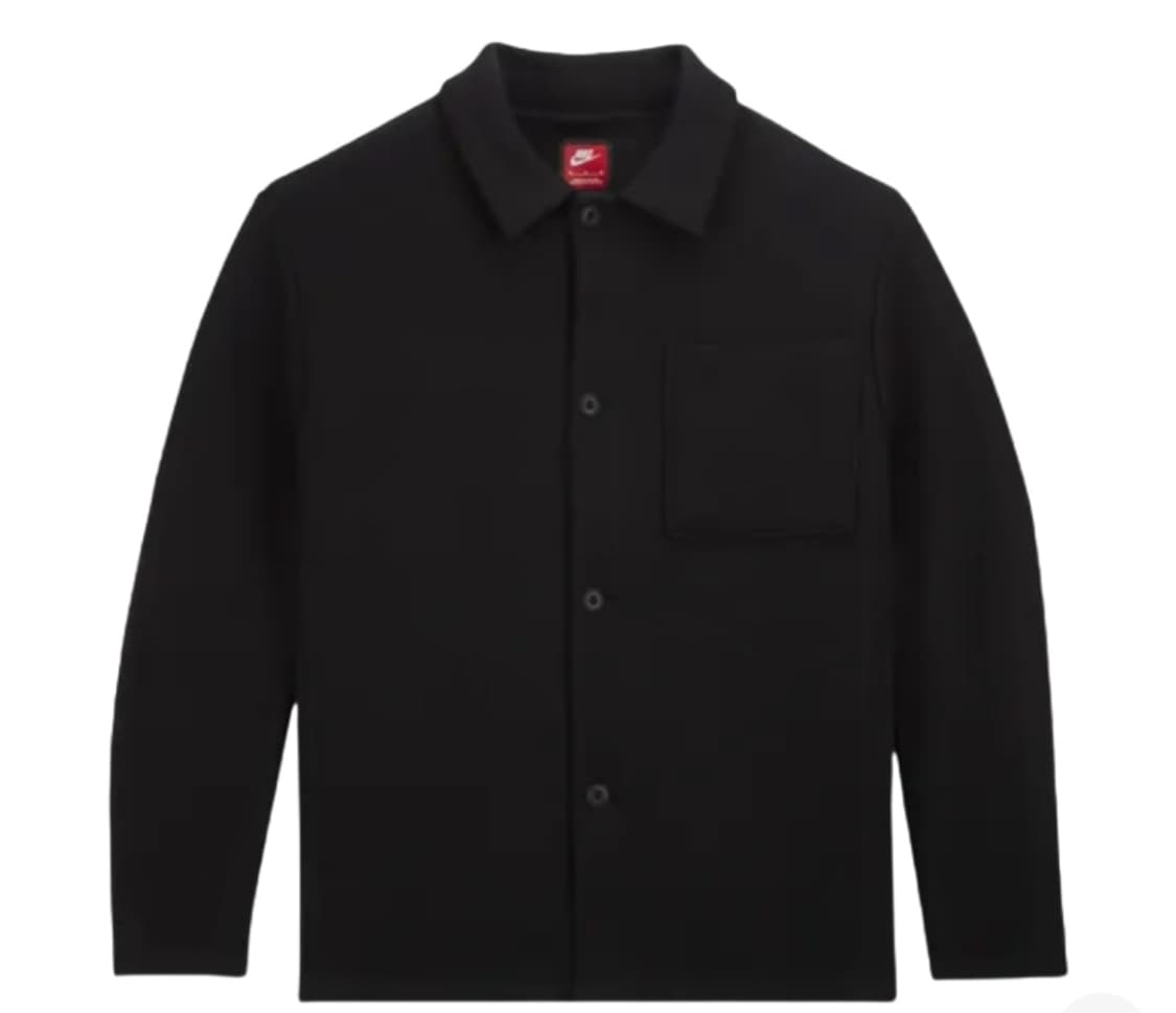 나이키 NSW 테크 플리스 리이매진드 오버사이즈 셔츠 자켓 블랙 xxl 상품이미지1