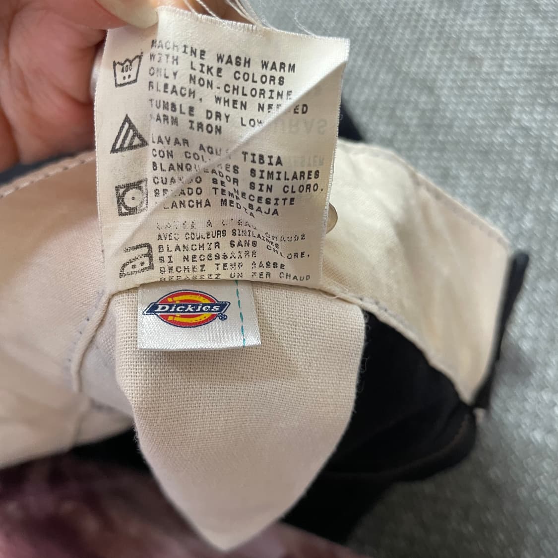 (38) 디키즈 블랙 와이드 코튼 팬츠 상품이미지5