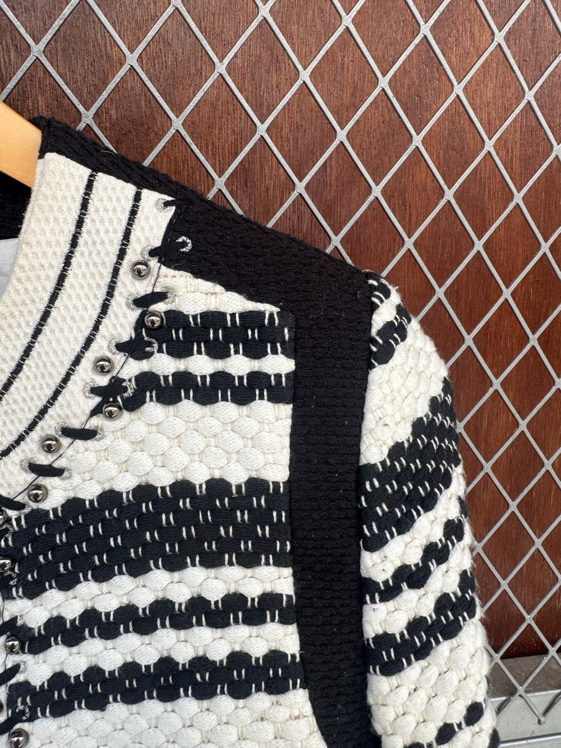 듀엘 스터트 포인트 크롭 트위드 자켓 M 상품이미지4