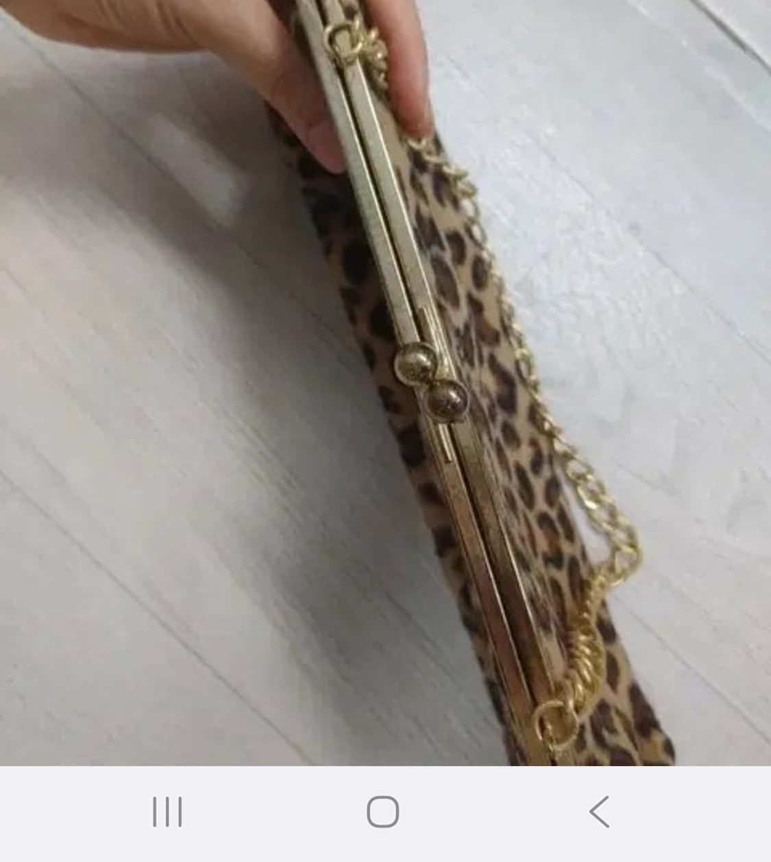 빈티지 호피 레오파드 클러치백 가방 달천대장y2k오네라떼갸루핀터깔헤이세이 상품이미지4