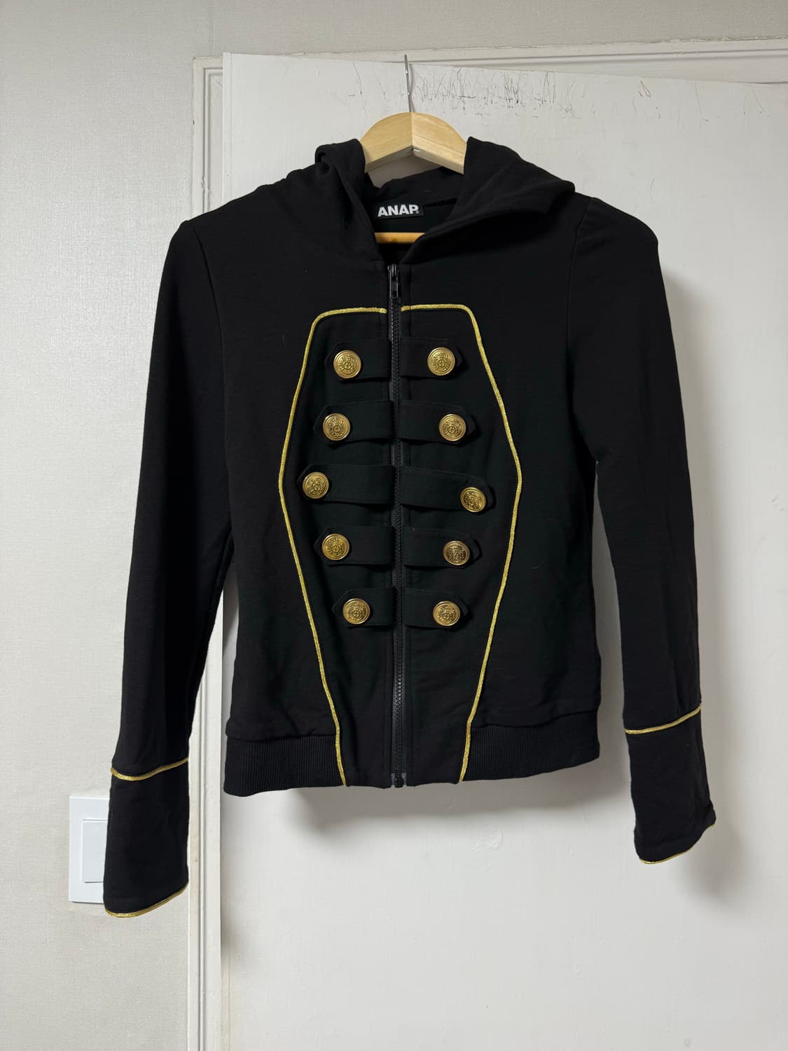 Anap 크롭 나폴레옹 후드집업 상품이미지3