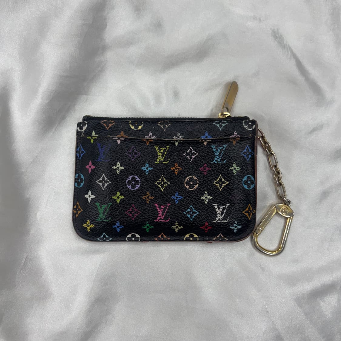 빈티지 루이비통 무라카미 멀티컬러 키체인 카드 지갑 상품이미지1