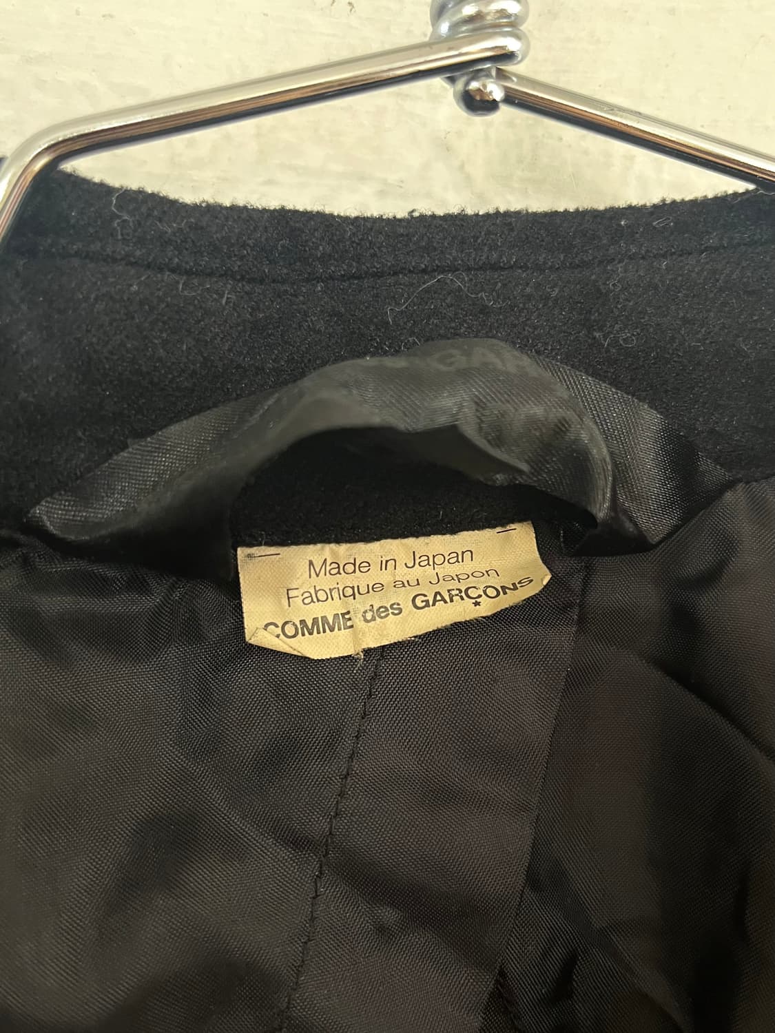 꼼데가르송 2011 아카이브 축융울 러플 자켓 상품이미지5