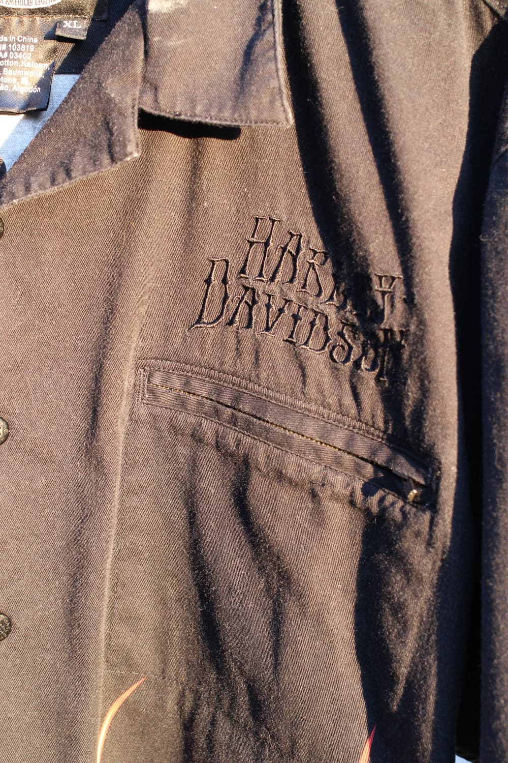 1990s Harley-Davidson Flame Shirts 상품이미지5