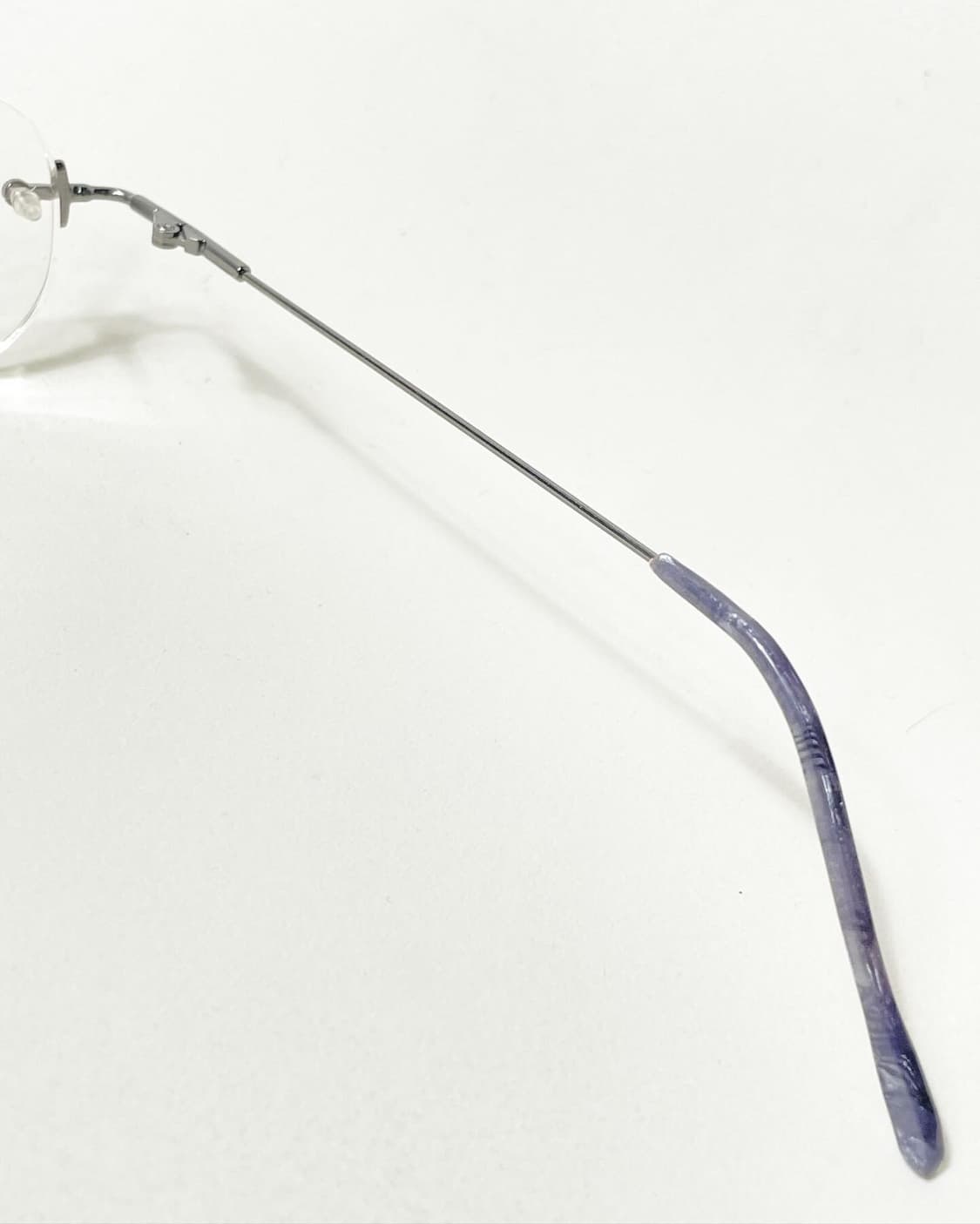90s 미국제 White Cat 무테 라운드 안경 상품이미지6