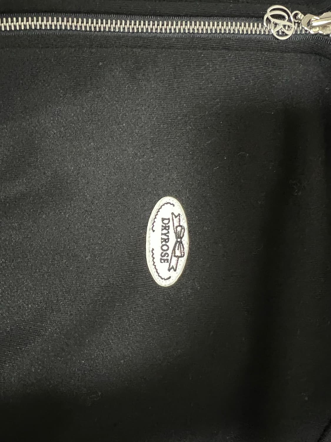 드라이로즈 빅리본 후드집업 블랙 상품이미지7