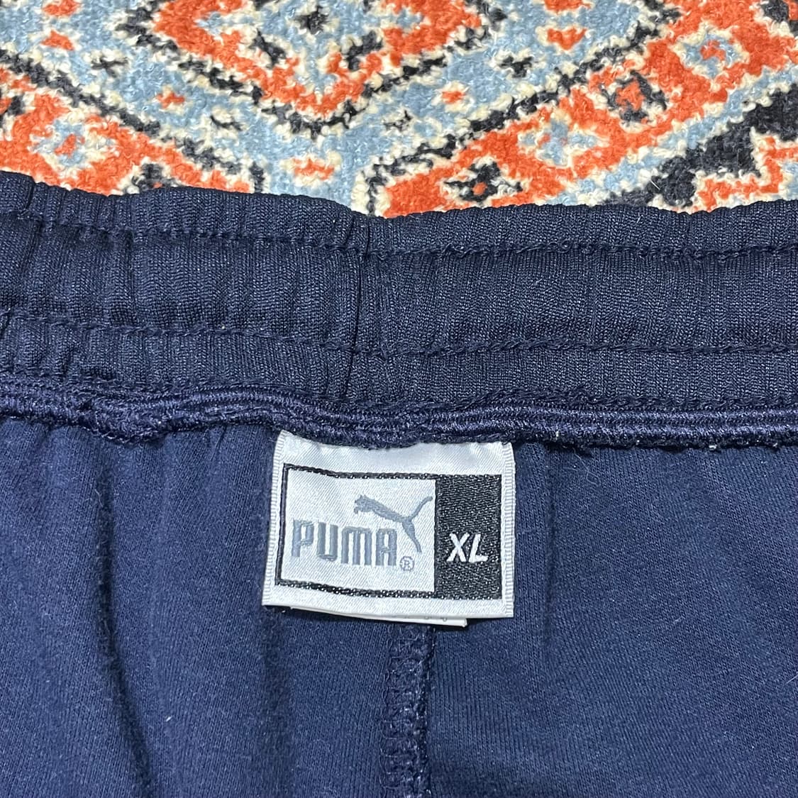 푸마 PUMA 네이비 레드배색 트랙팬츠 트레이닝바지 일자핏 남성 XL 상품이미지4