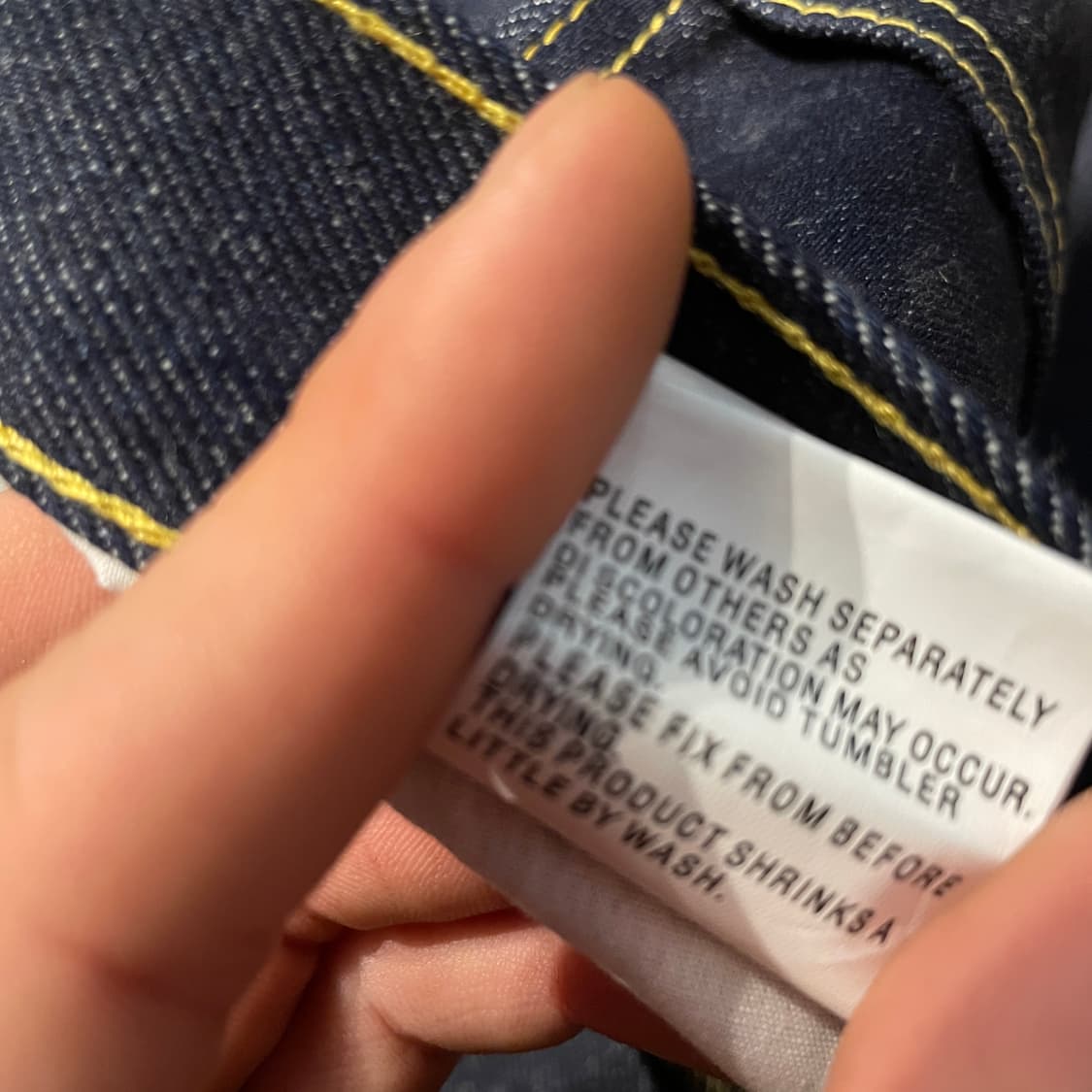 (새상품) Bape 베이프 레터링 와이드 데님 팬츠 상품이미지3