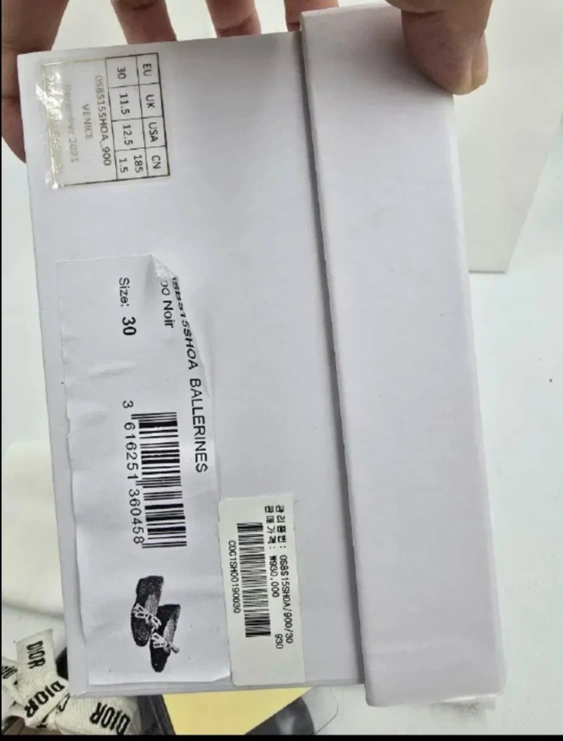 정품  디올 베이비 발레리나 30(185) 상품이미지8