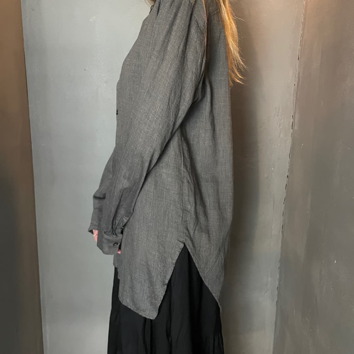 어태치먼트 스탠드칼라 셔츠 상품이미지4