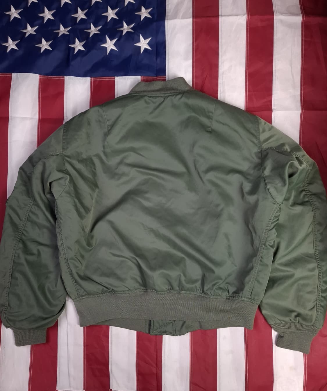 오리지날 캡클로딩사 미공군 L-2B 복각 울파일 항공점퍼 상품이미지7