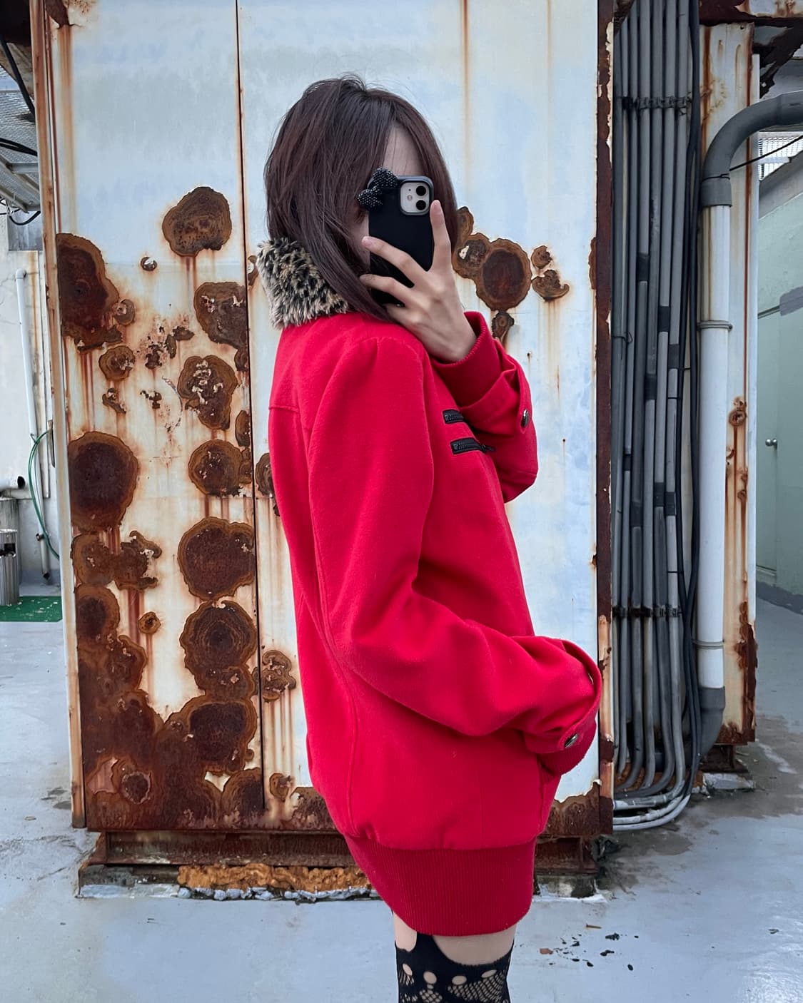 🎸레드 레오파드 퍼 자켓🎸 상품이미지2