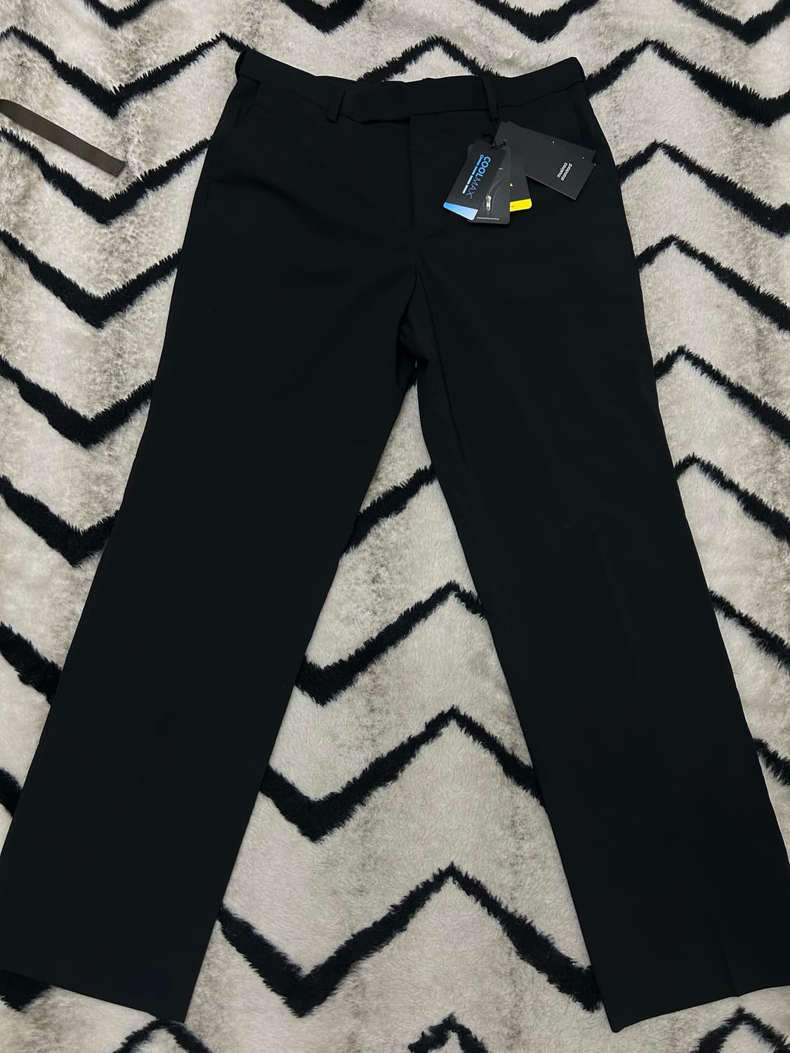 [33]무신사스탠다드 쿨 세미와이드 밴딩 슬랙스 상품이미지3