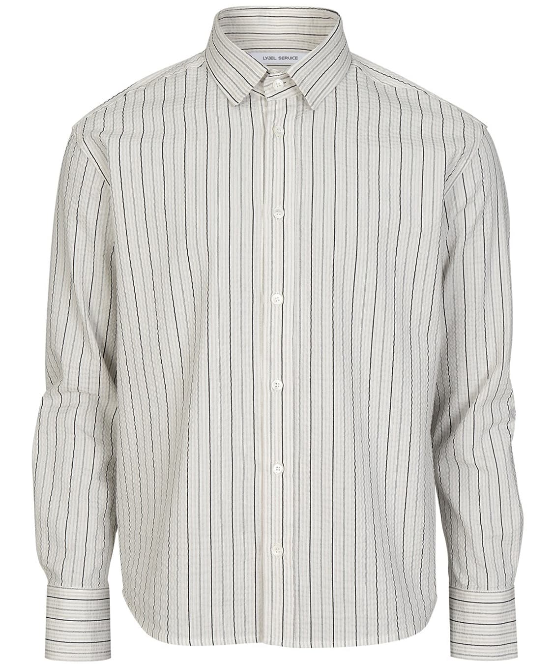 구매)contour stripe crop shirt 1~2사이즈 상품이미지1